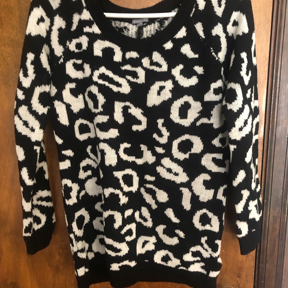 Charlotte Russe Cheetah Sweater